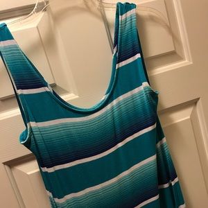 Bold Turquoise Maxi Dress by Merona.